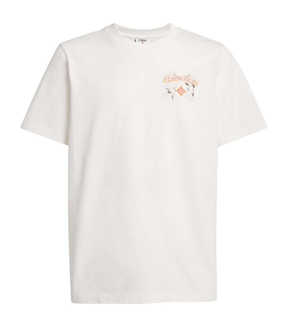 Cotton Tennis Club Print T-Shirt