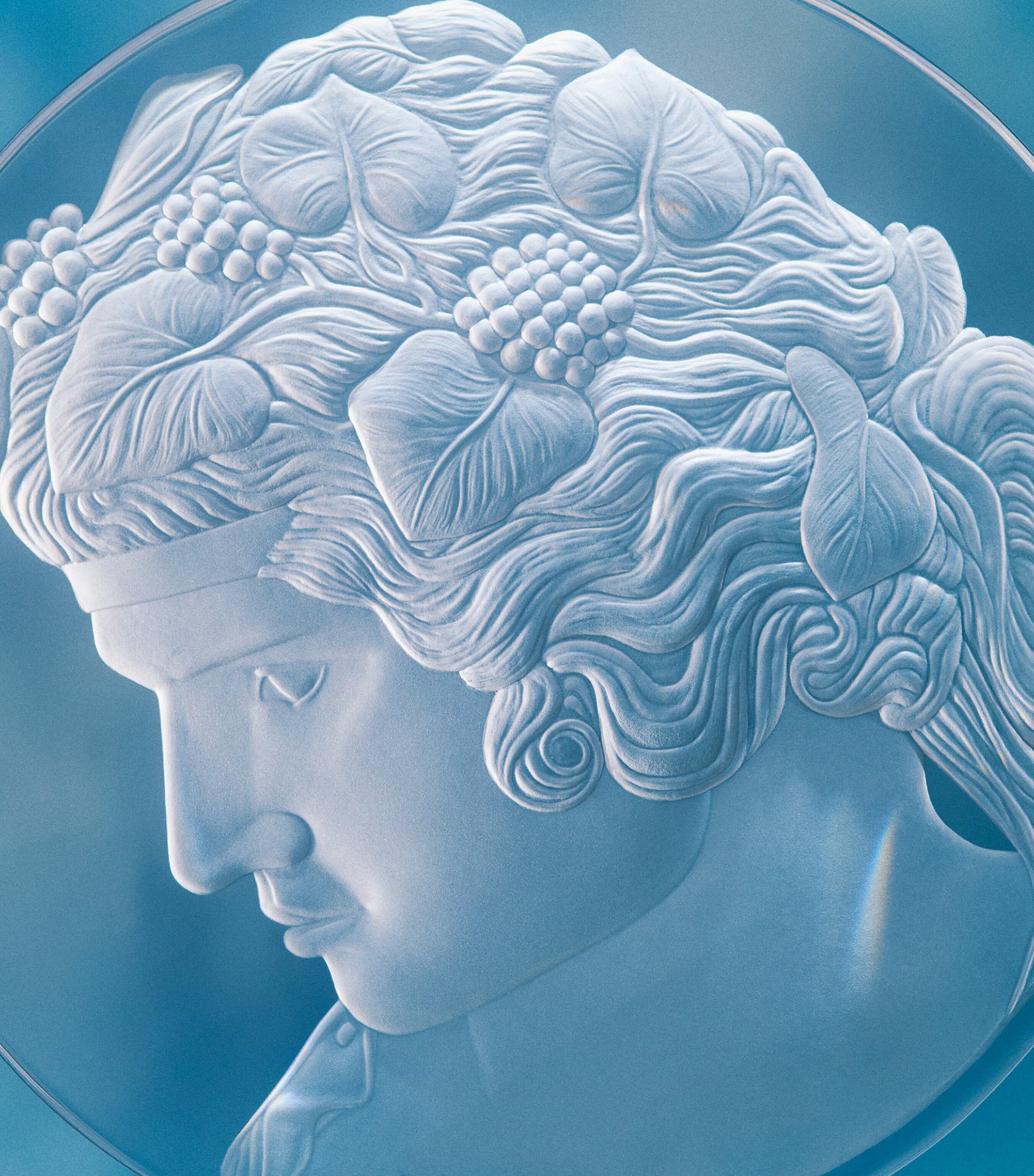 Crystal Bacchus Statue (39cm)