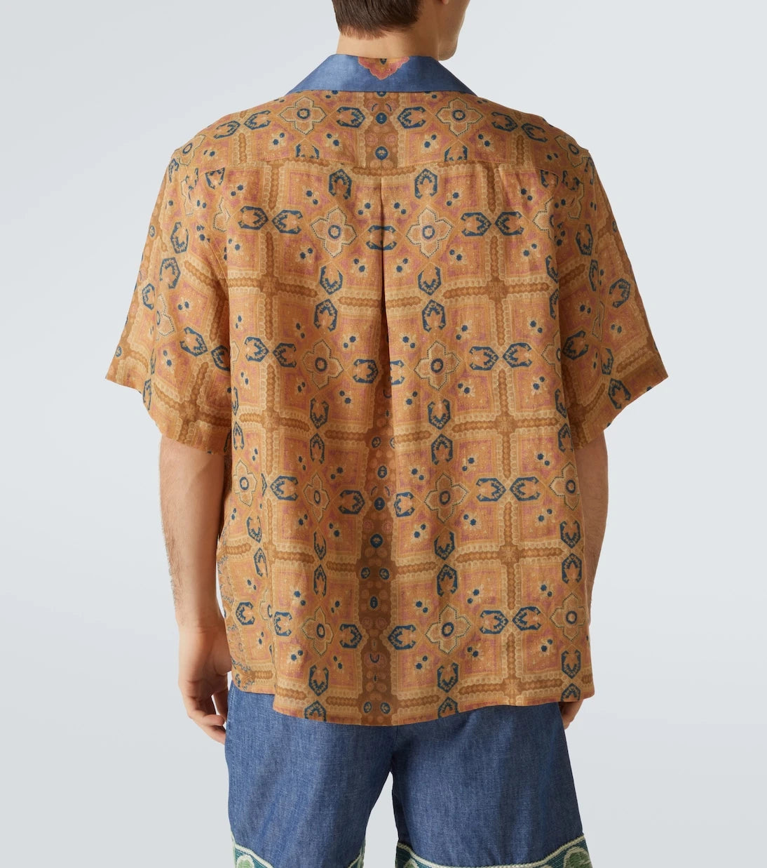 Valentino - Printed linen shirt