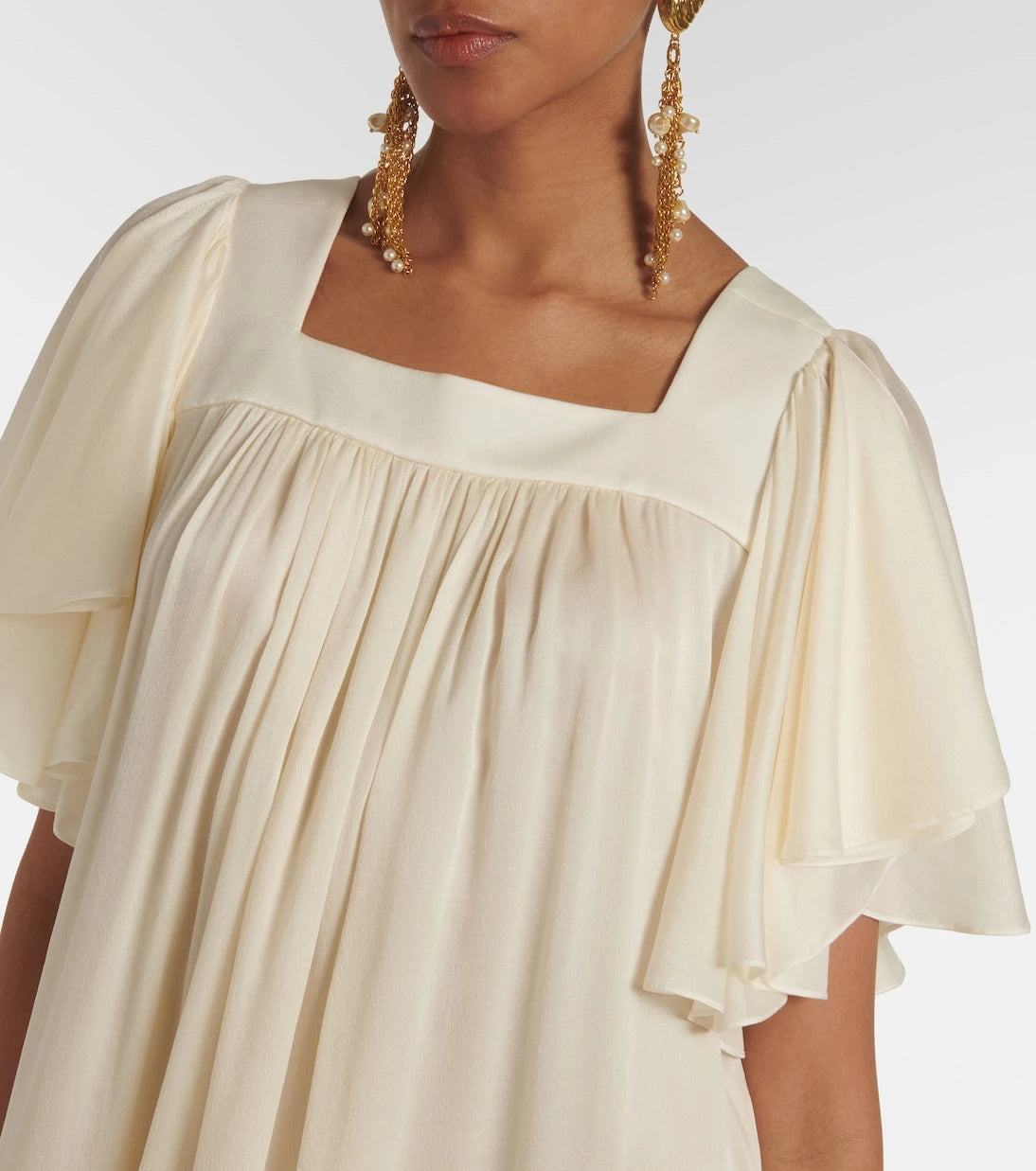 Chloé - Ro33 ipek mini elbise