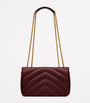 Saint Laurent Burgundy Small Loulou Shoulder Bag