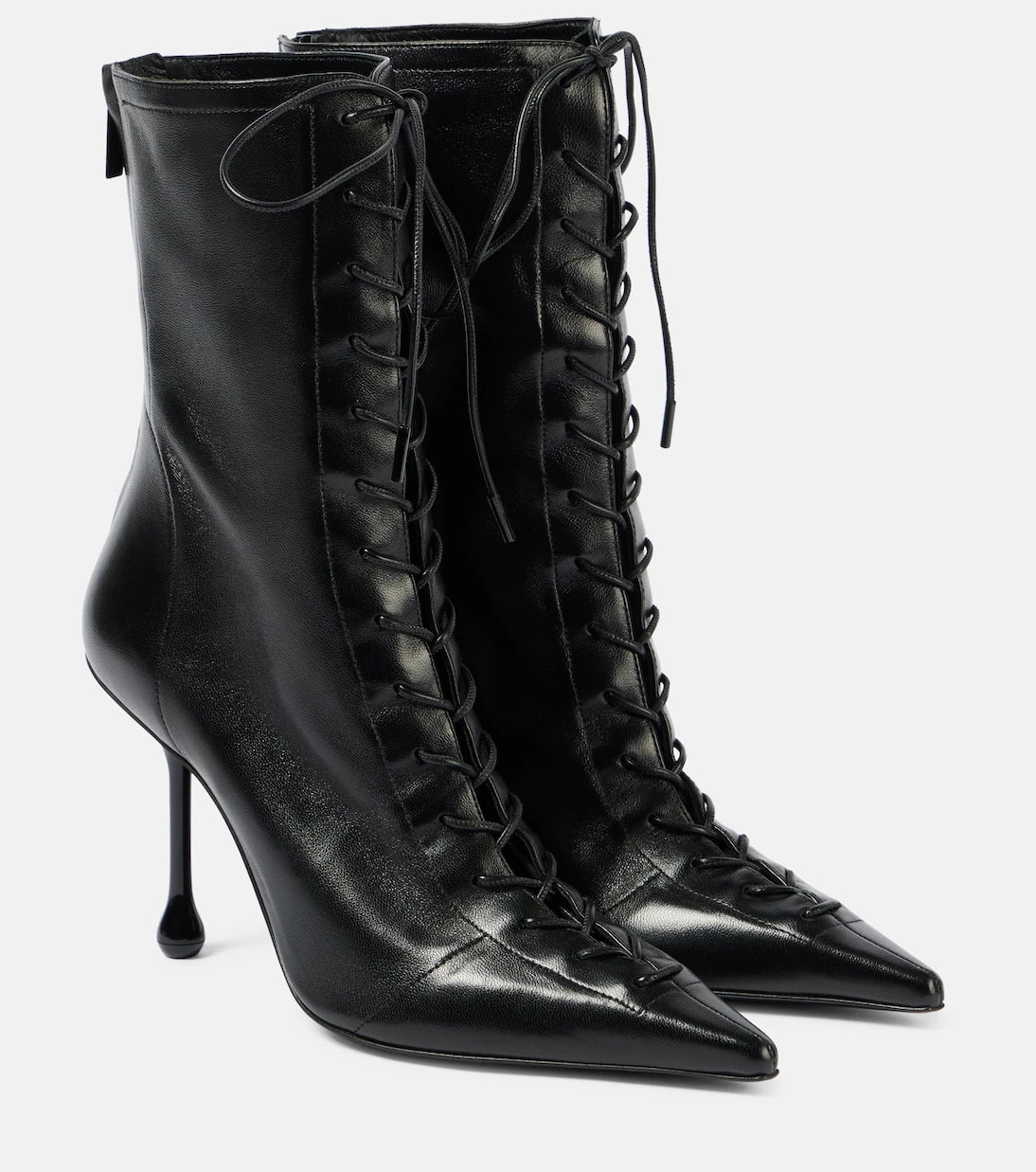 Jimmy Choo - Scarlett 95 leather lace-up boots