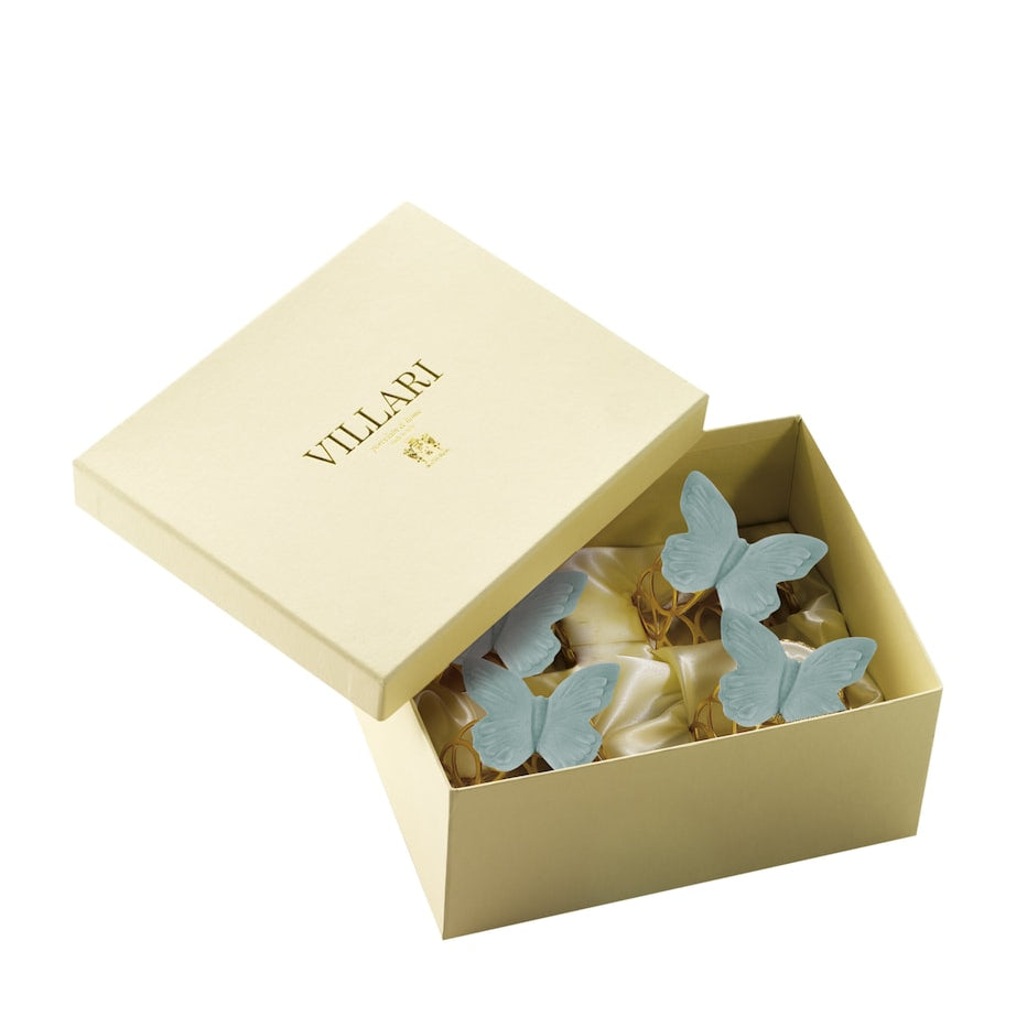 Gold Plated Butterfly Napkin Rings (Set of 4)