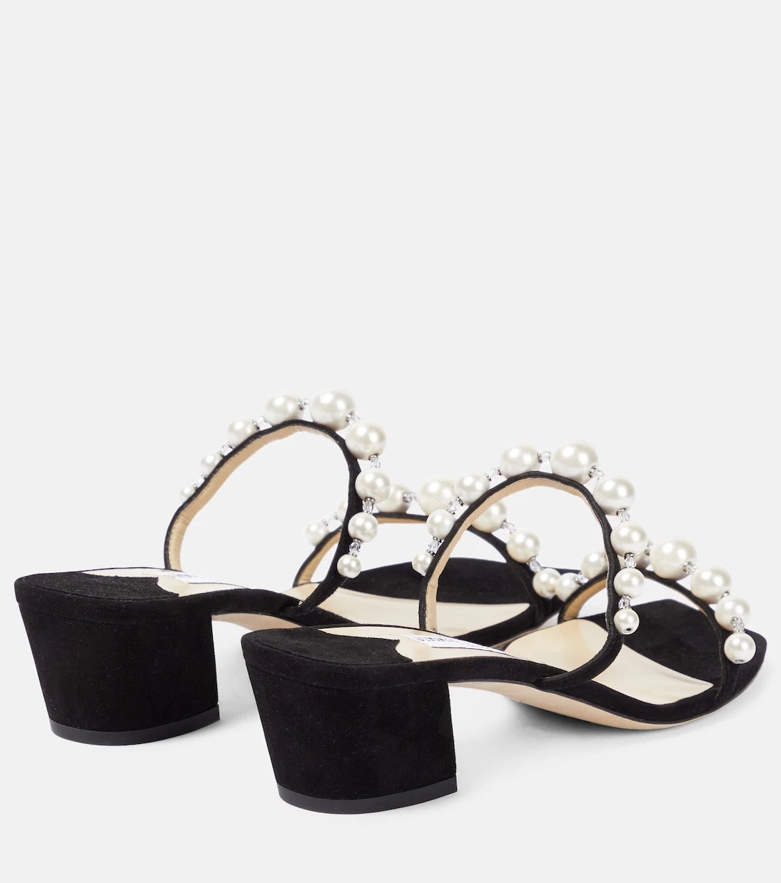 Jimmy Choo - Amara 45 embellished suede sandals