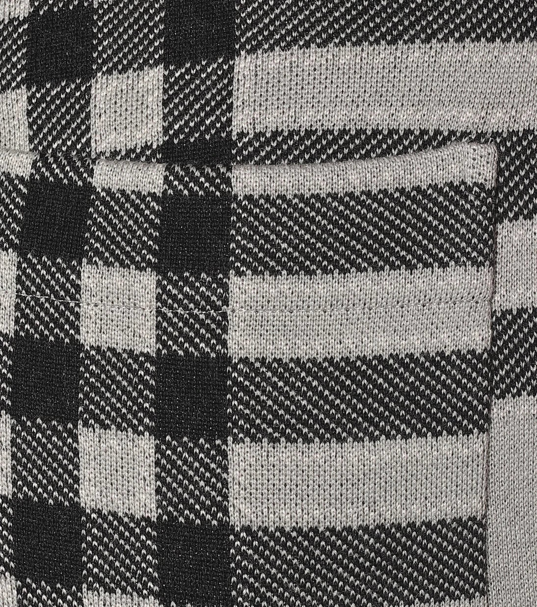 Undercover - Checked wool stirrup pants