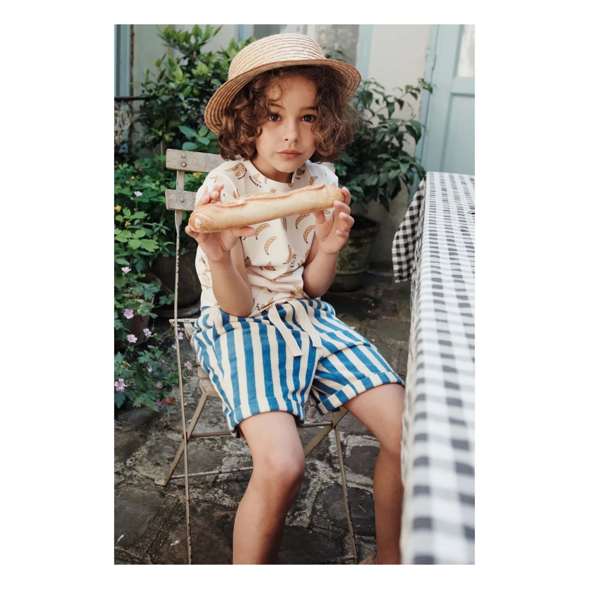Emile et Ida - Banana organic cotton T-shirt | Cream
