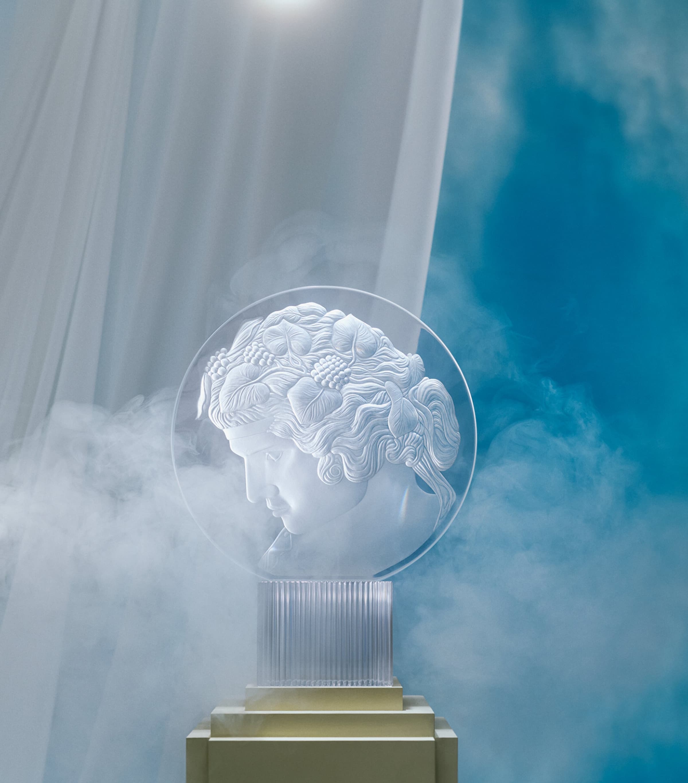 Crystal Bacchus Statue (39cm)