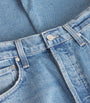 Citizens of Humanity Blue High-Waist Delfina Straight Jeans