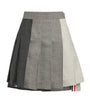 Pleated Mini Skirt DARK GREY