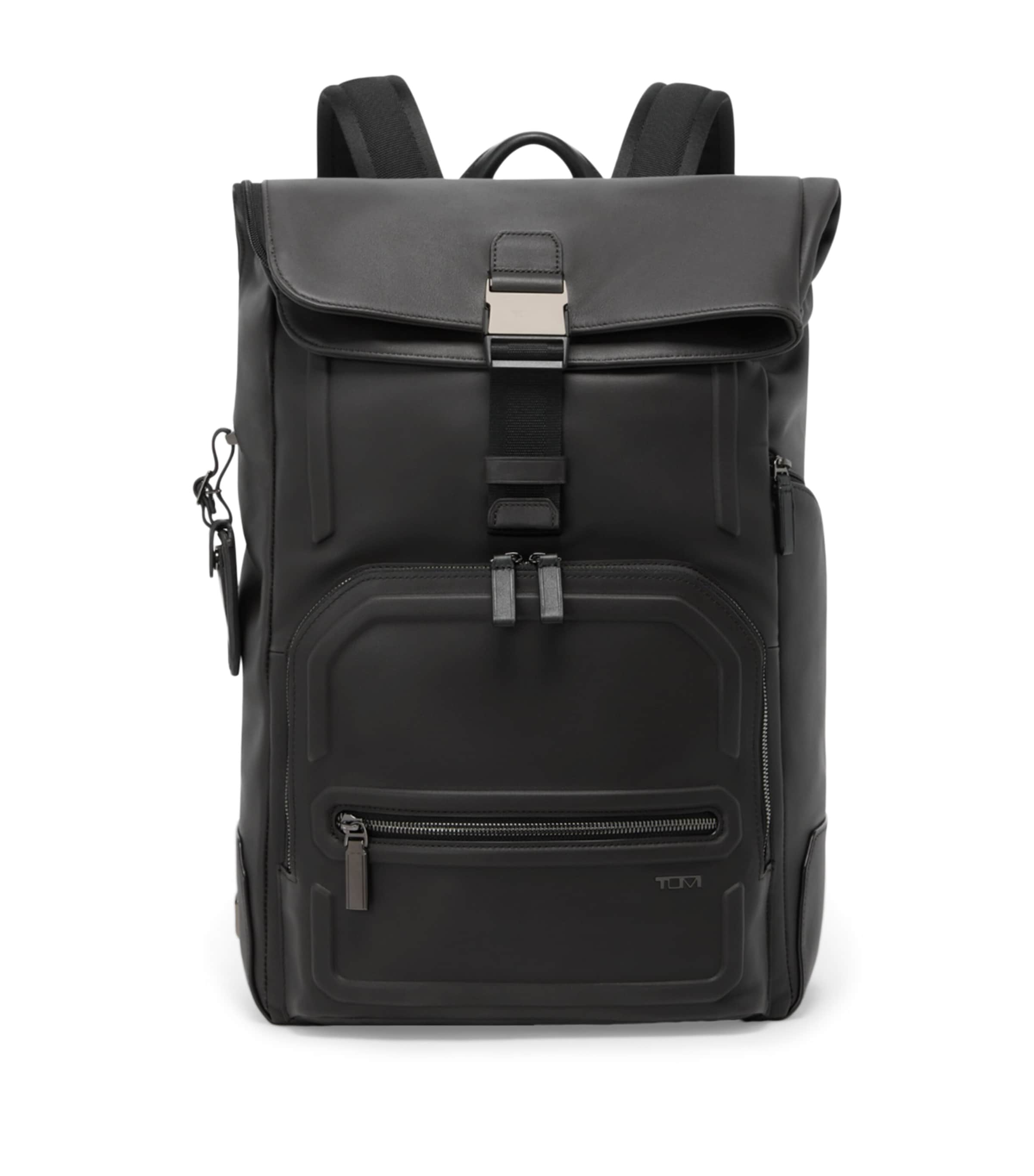 Tumi Leather Osborn Roll-Top Backpack