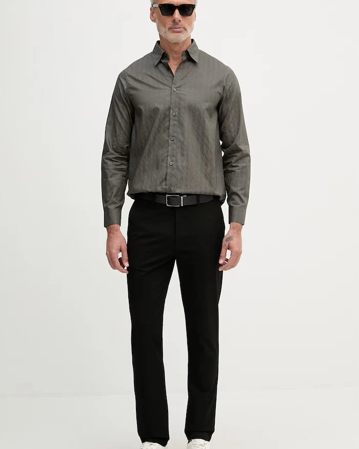 Armani Exchange риза мъжка от памук