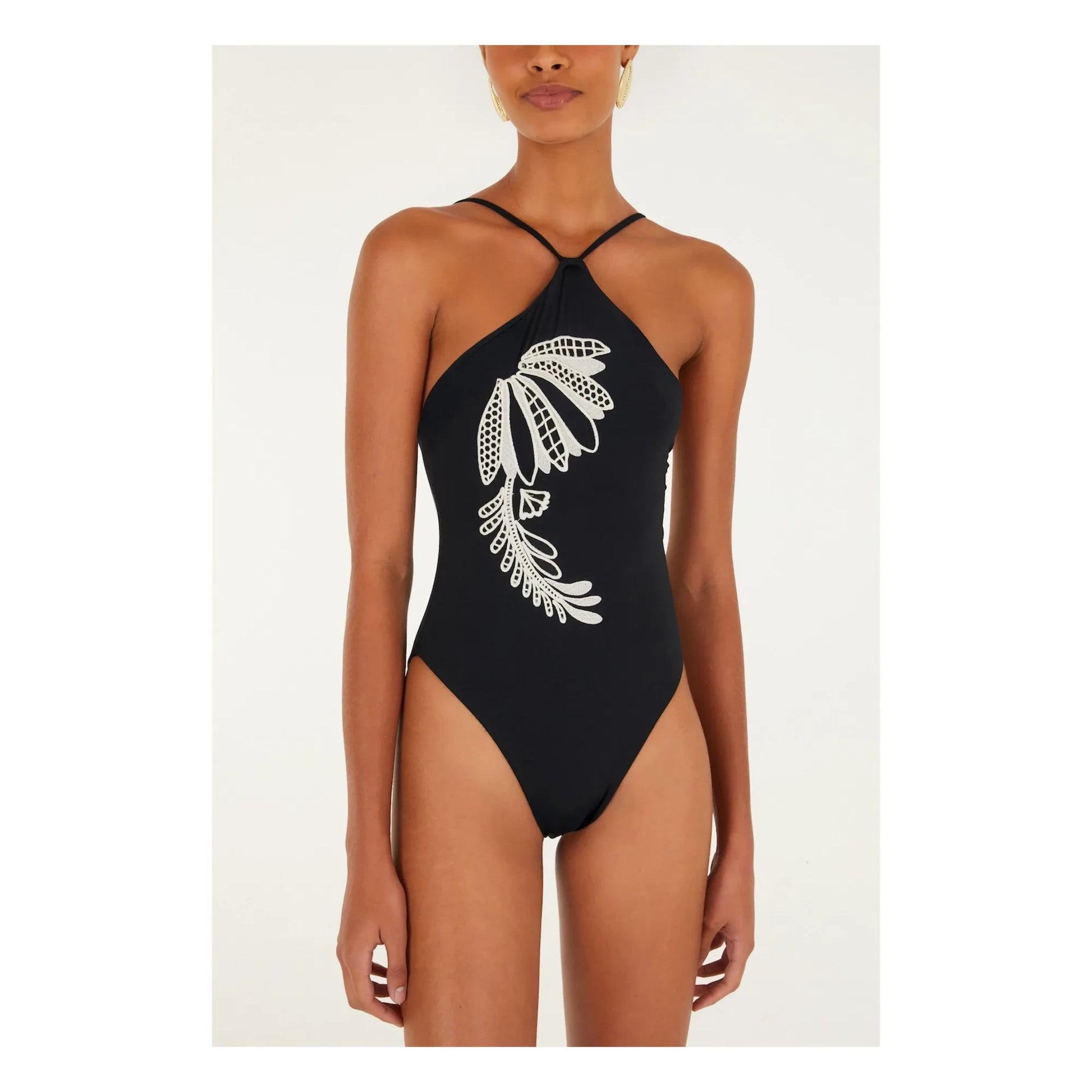 Farm Rio - Copacabana One-Piece Swimsuit | Black