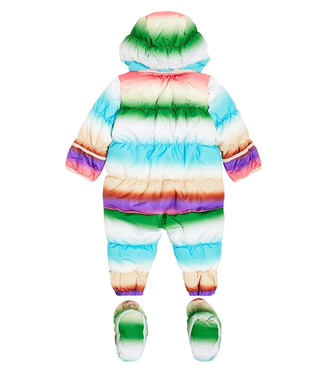 Molo - Baby Hebe striped snowsuit
