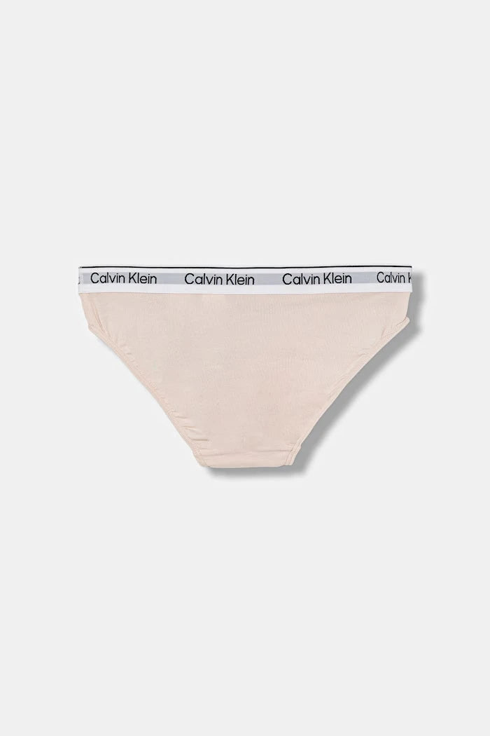 Calvin Klein Underwear çocuklar için pamuklu elastan bikini külot 2'li