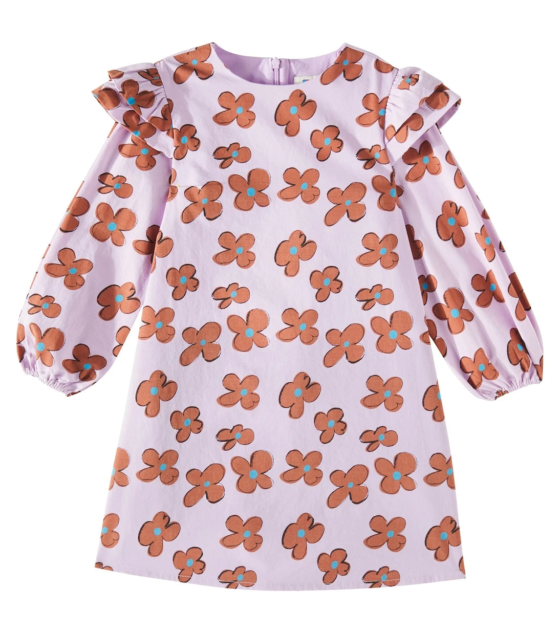 Jellymallow - Floral ruffled cotton dress