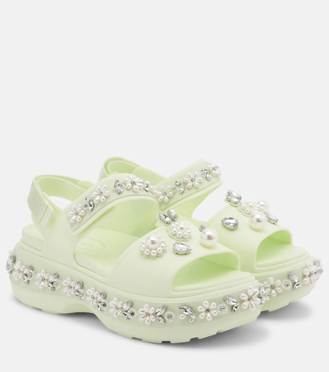 Simone Rocha - x Crocs embellished platform sandals