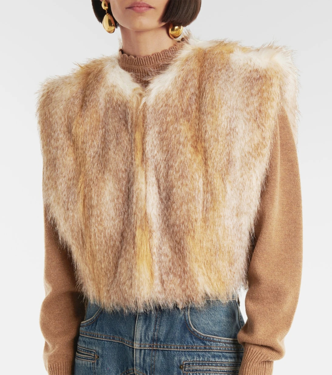 Isabel Marant - Alexina faux fur vest