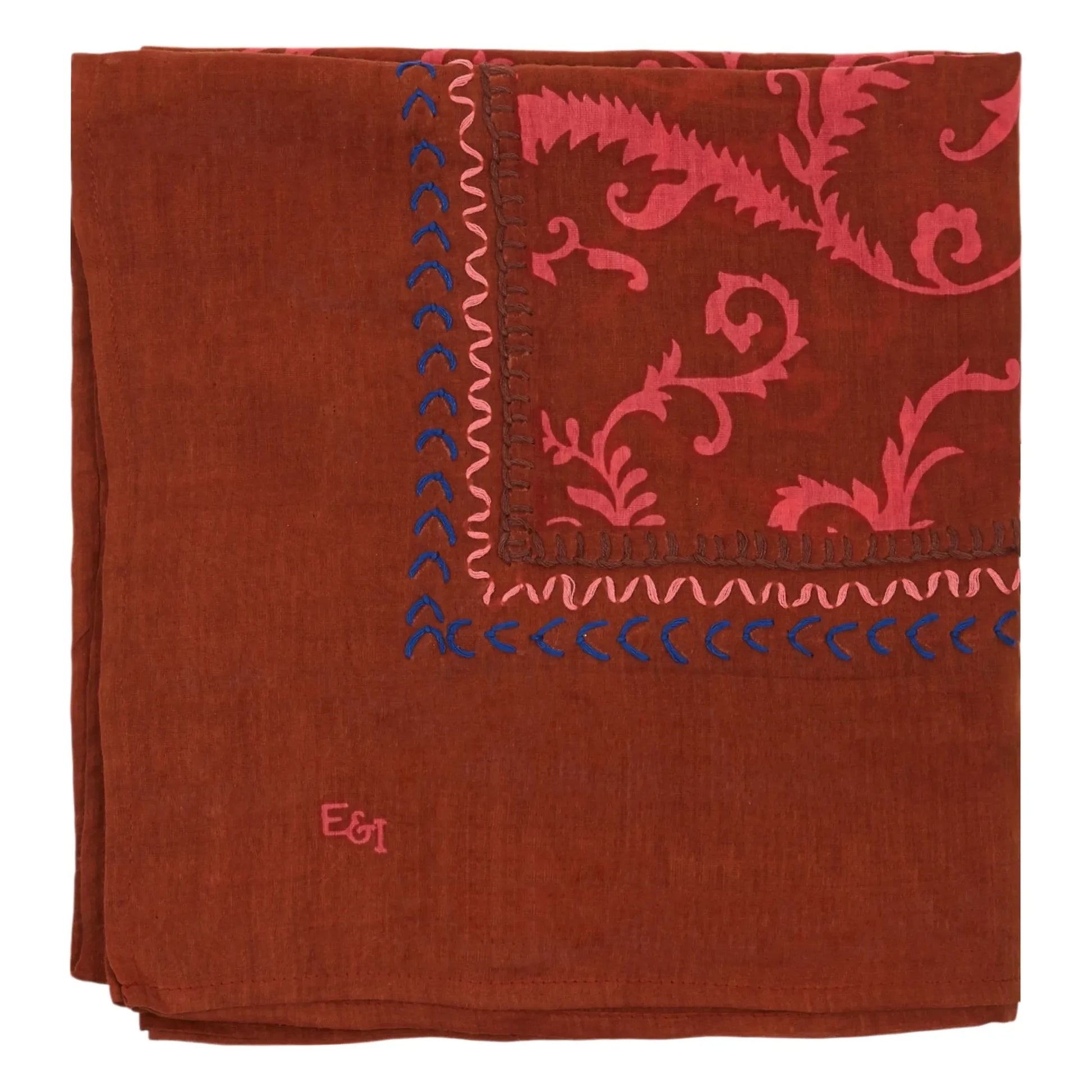 Emile et Ida - Silk and cotton scarf | Siena