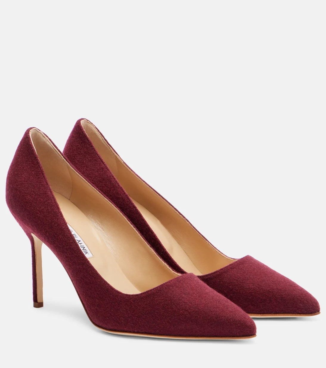 Manolo Blahnik - BB 90 wool pumps