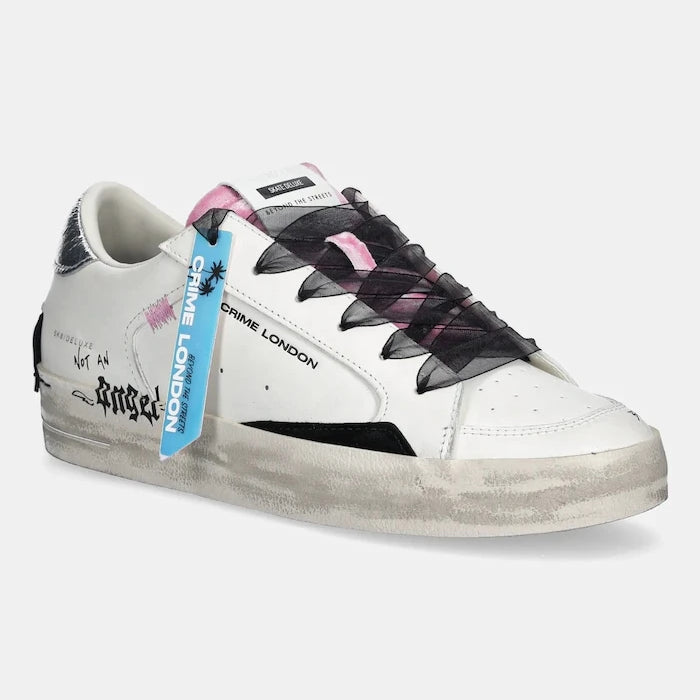 Кожени маратонки Crime London SK8 DELUXE
