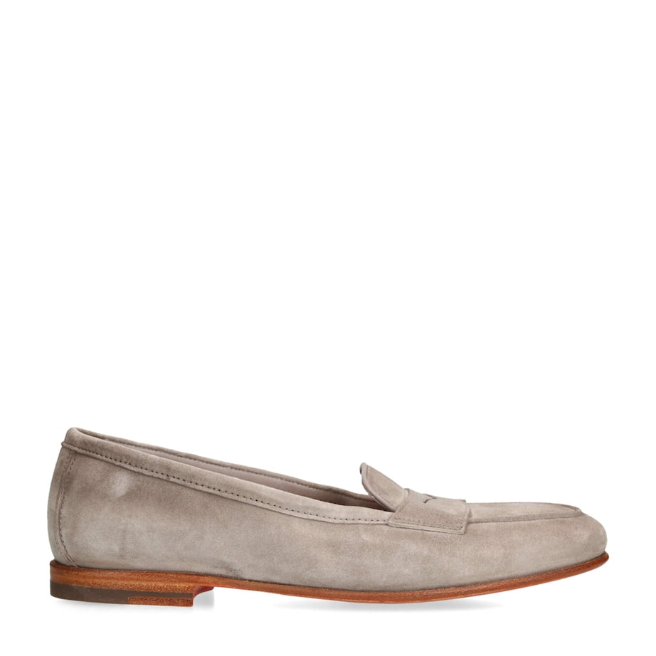 Brown Suede Carla Loafers