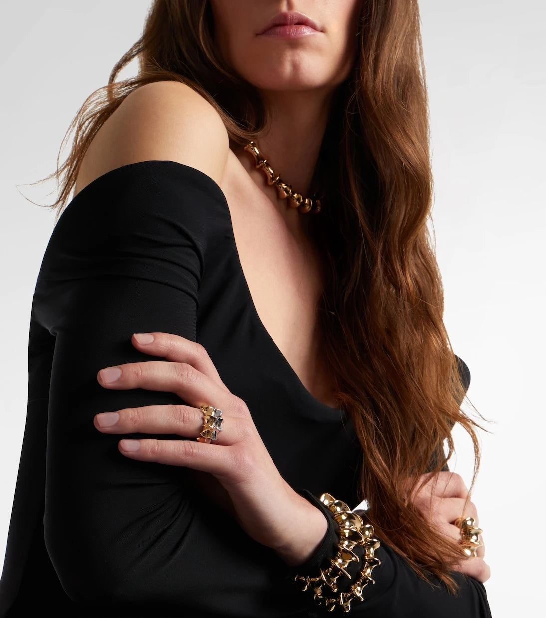Jennifer Fisher - Double Murphy gold-plated ring