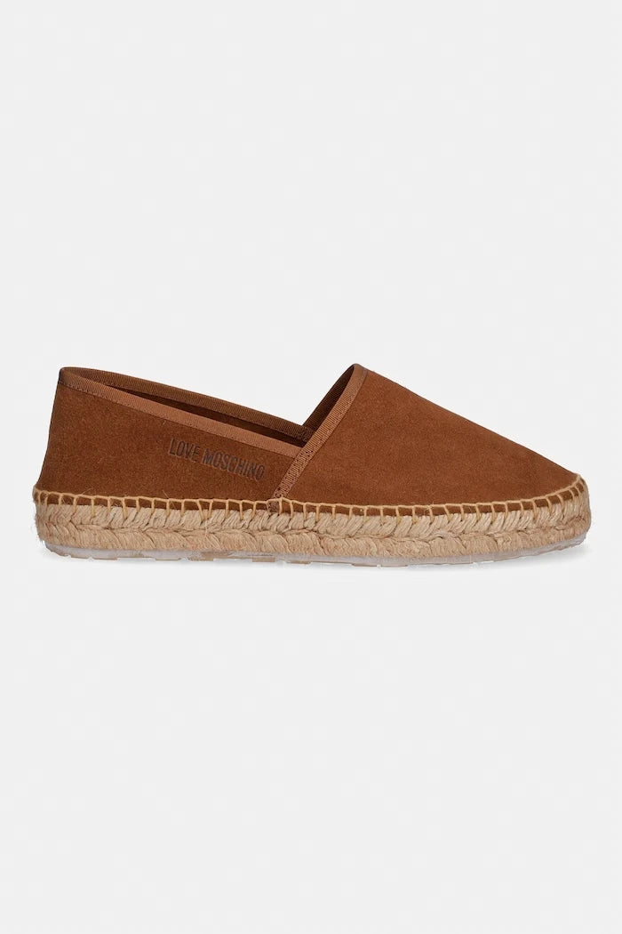 Love Moschino Kadın Süet Düz Taban Espadril