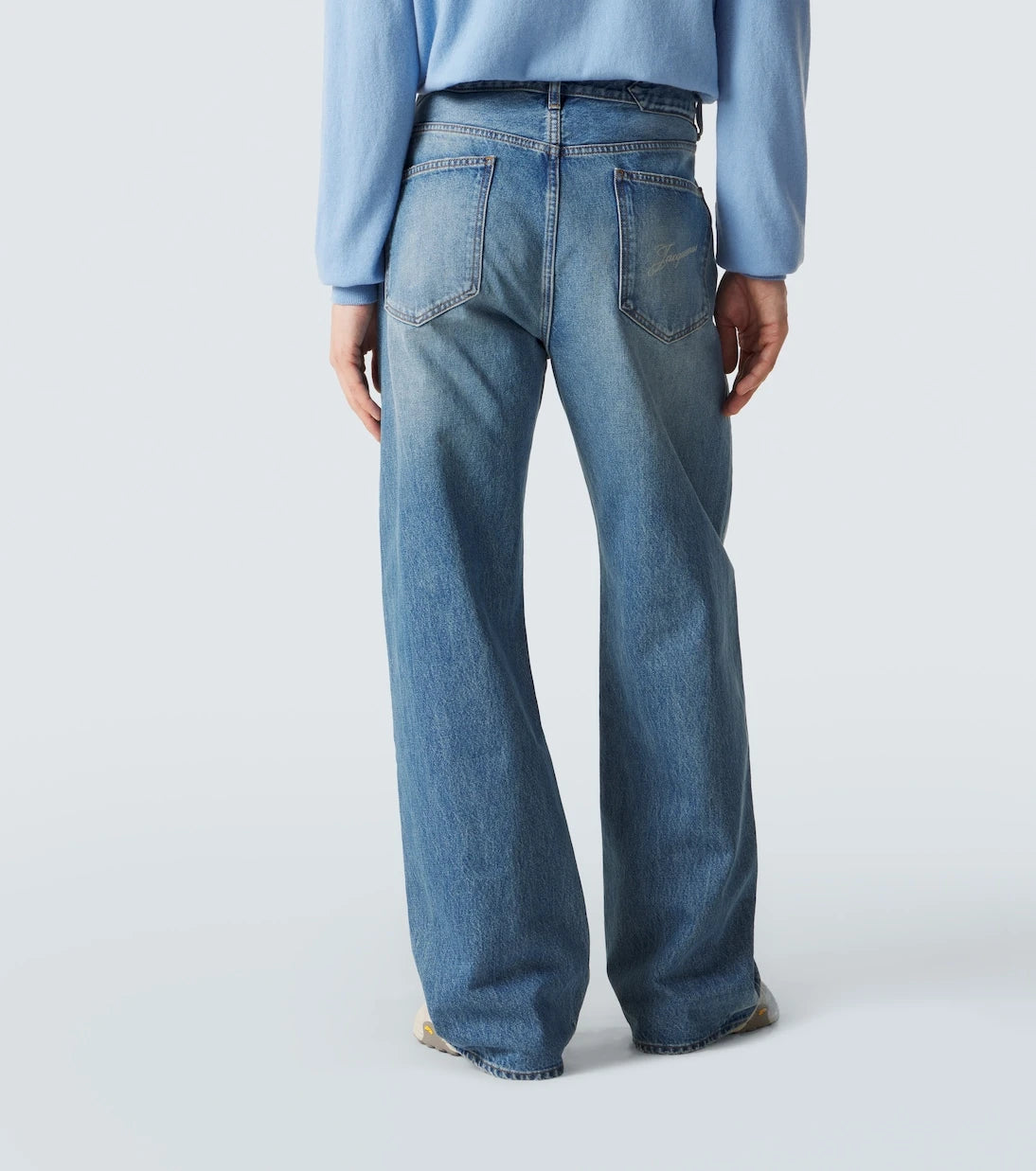 Jacquemus - Soluk düz kesim jean