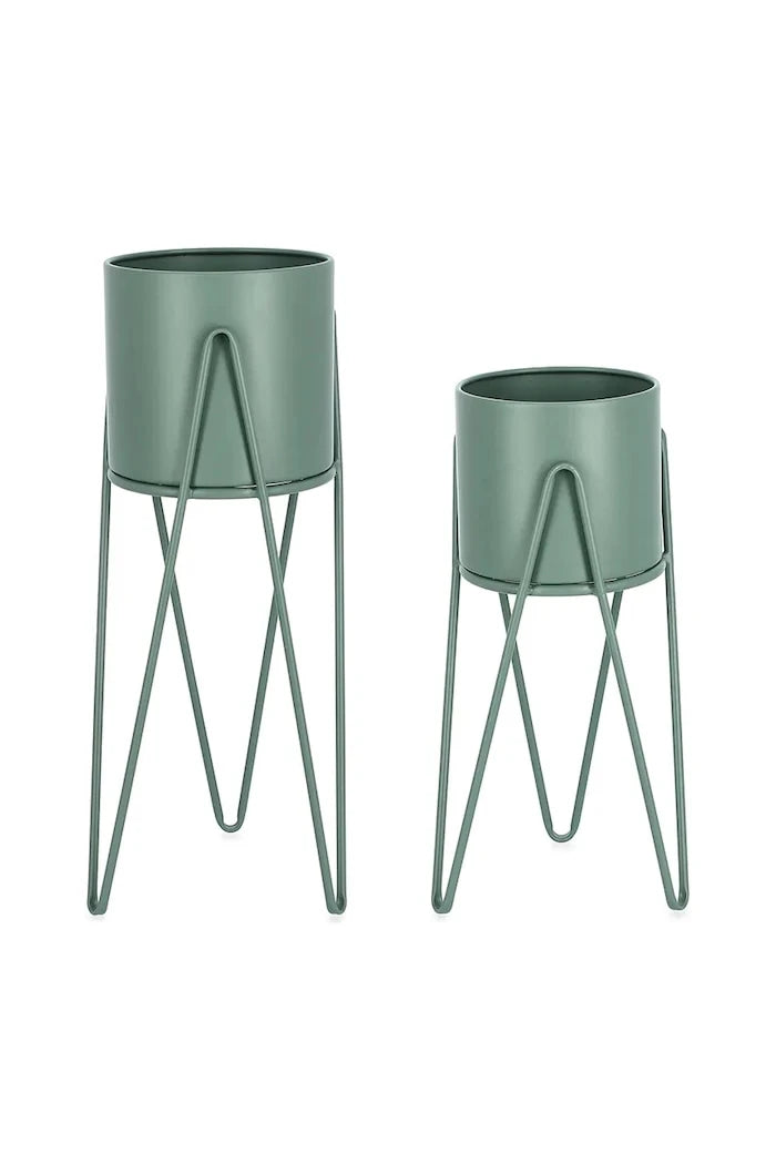 Bizzotto Madelyn Izgaralı Saksı Seti 23,5 × 53/57 / 21,5 × 42/46 cm (2 Parça)