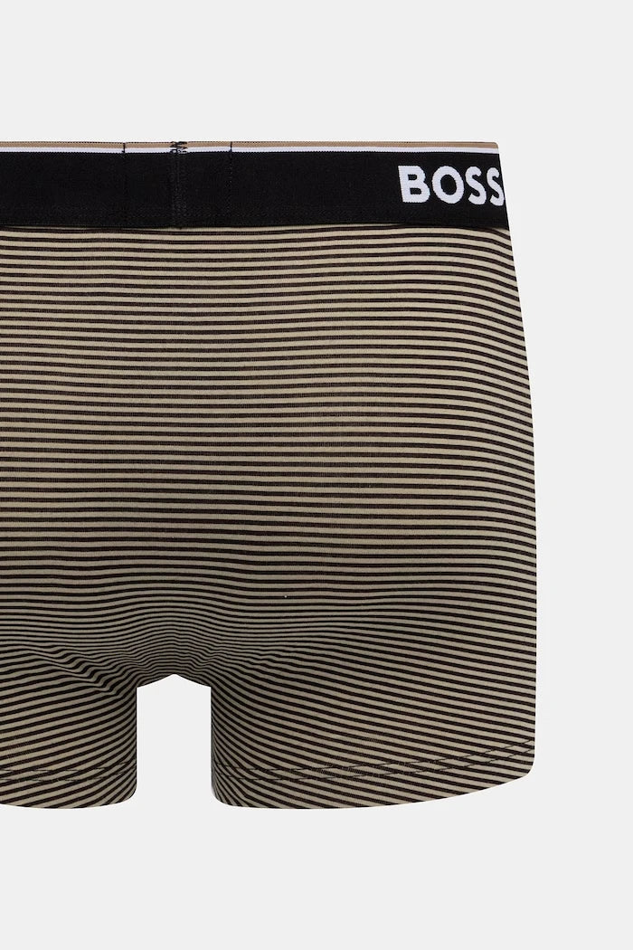 BOSS erkek pamuklu elastan boxer trunk 3P Power Desig 3 adet
