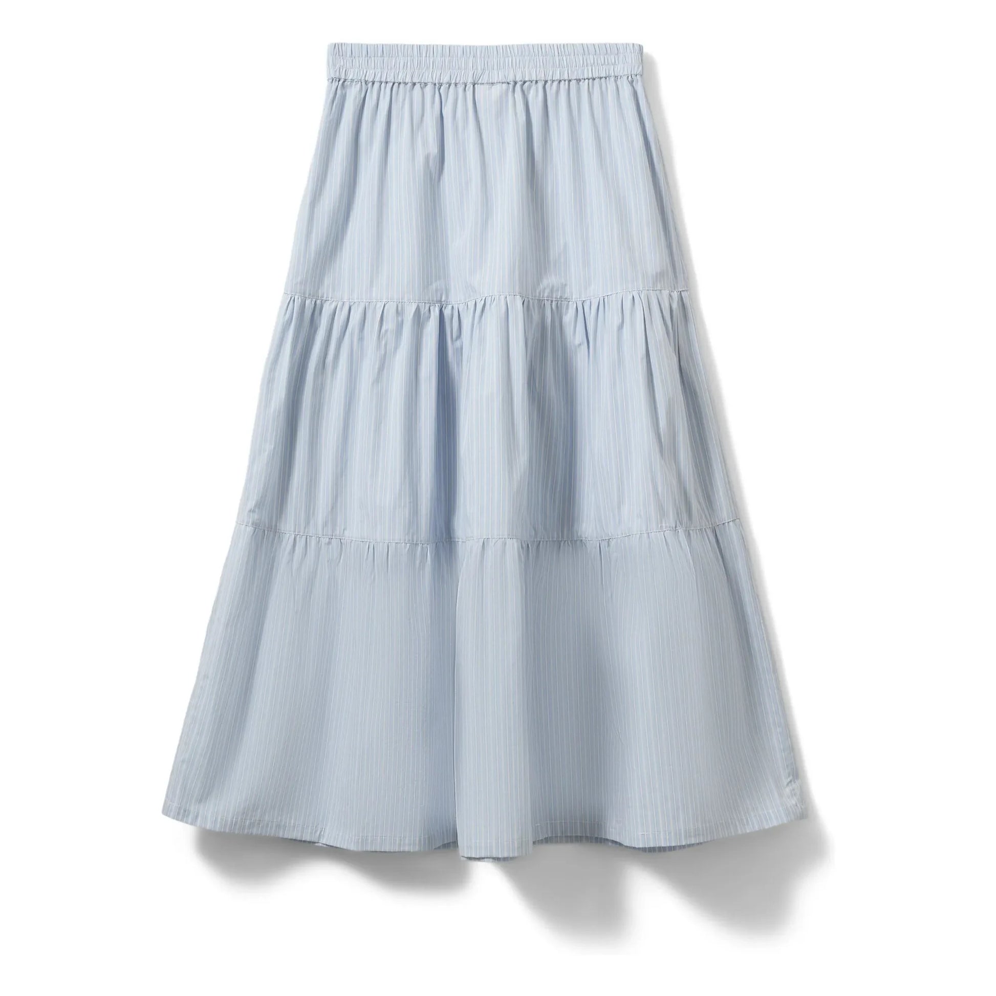 Sofie Schnoor - Vivi Striped Long Skirt | Pale blue