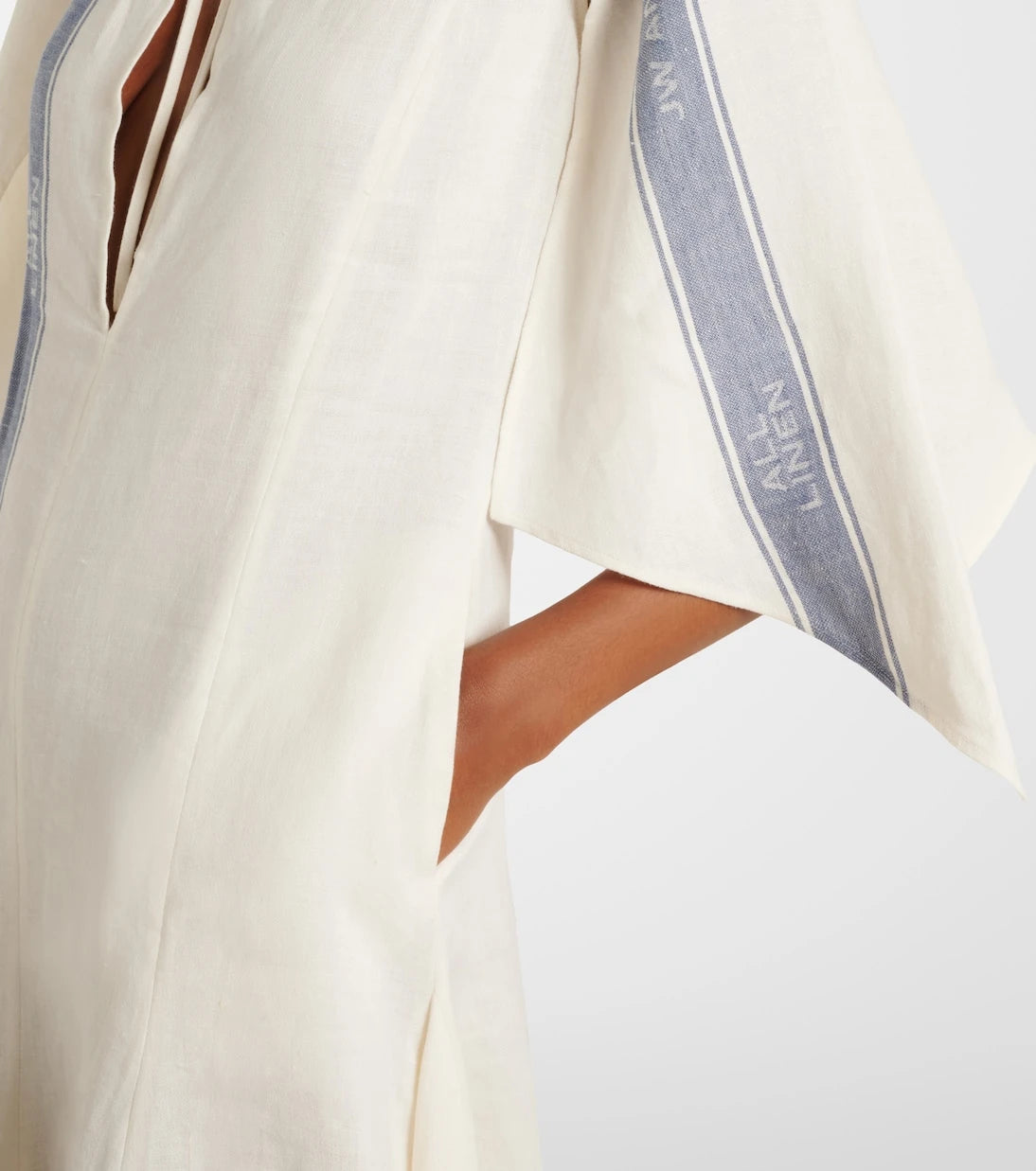 JW Anderson - Asymmetric linen maxi dress