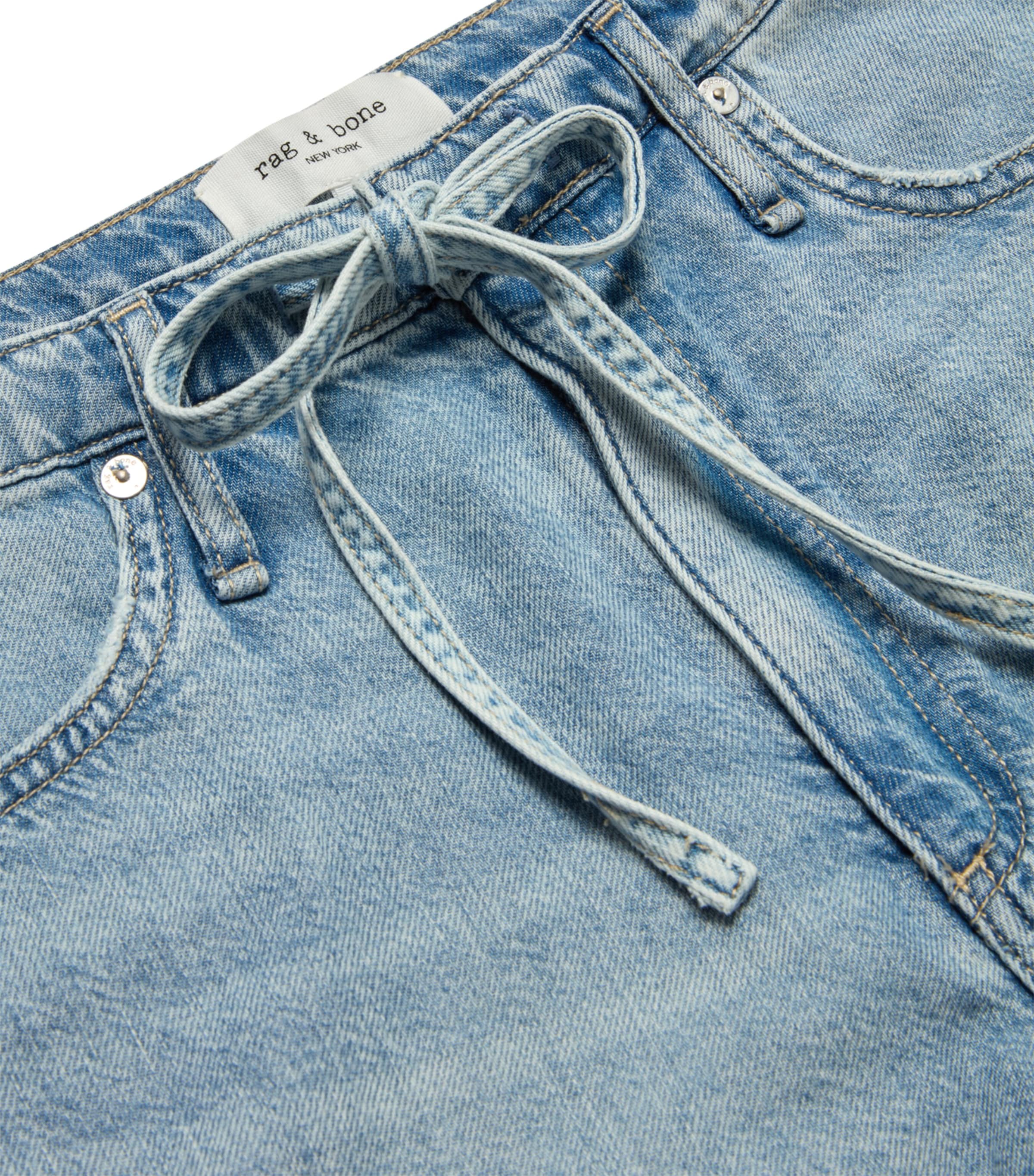 Rag & Bone Blue Ultra Featherweight Denim Nolan Shorts