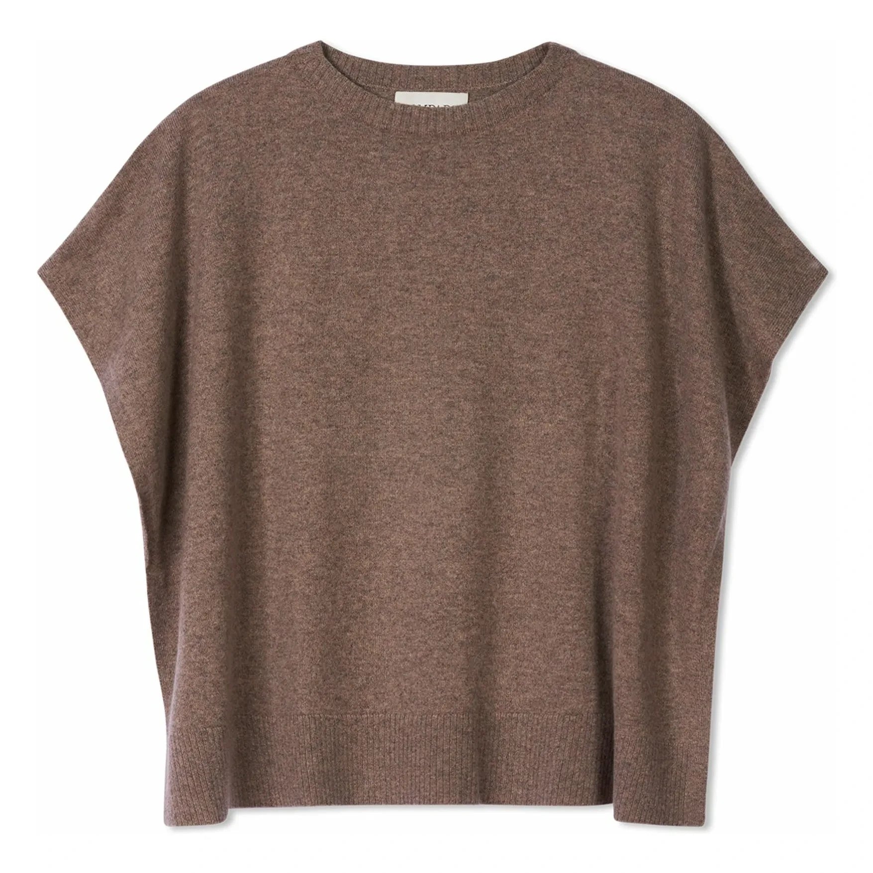 Bompard - Cashmere Boatneck Poncho | Beige