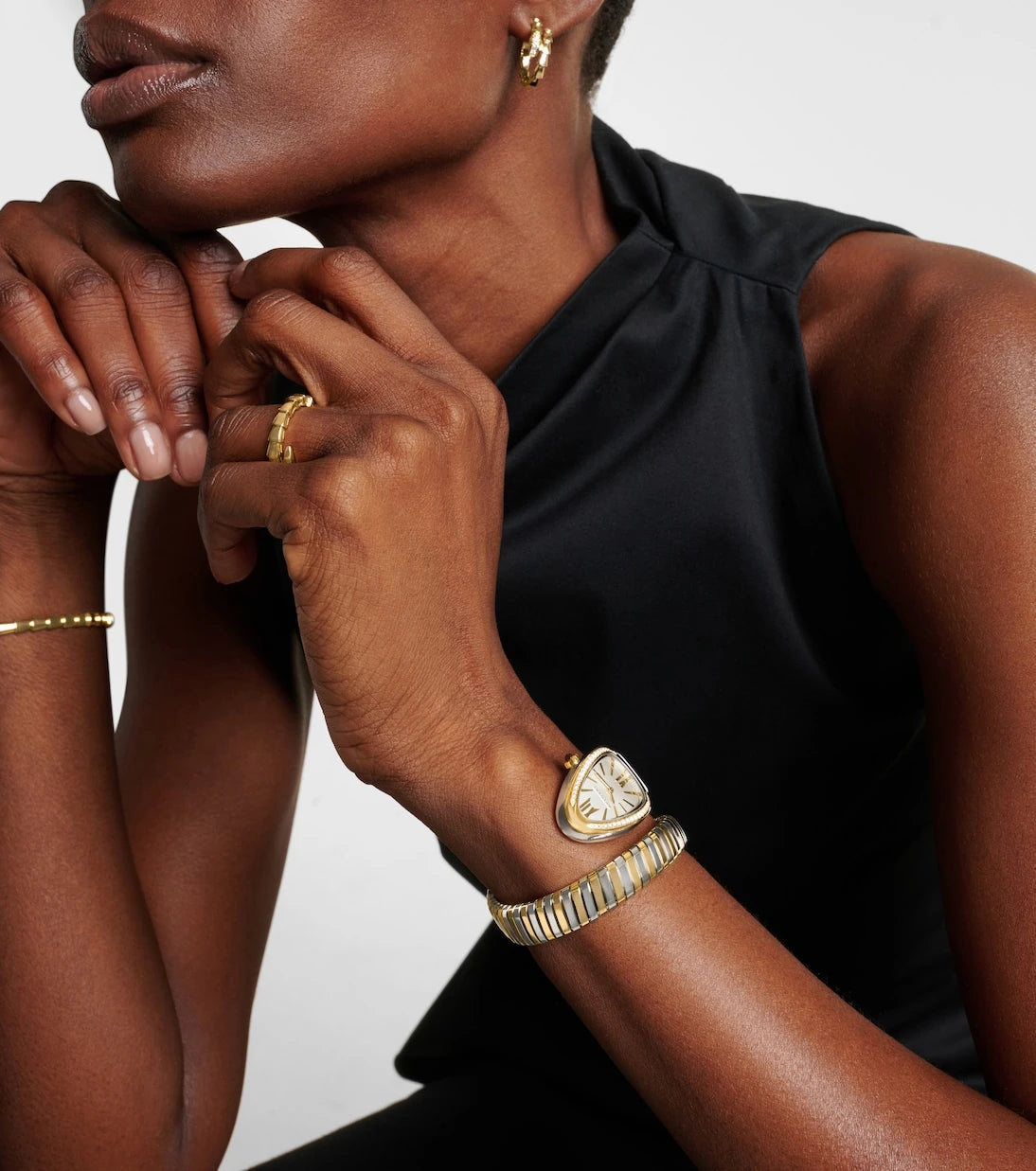 Bvlgari - Serpenti Tubogas watch with diamonds