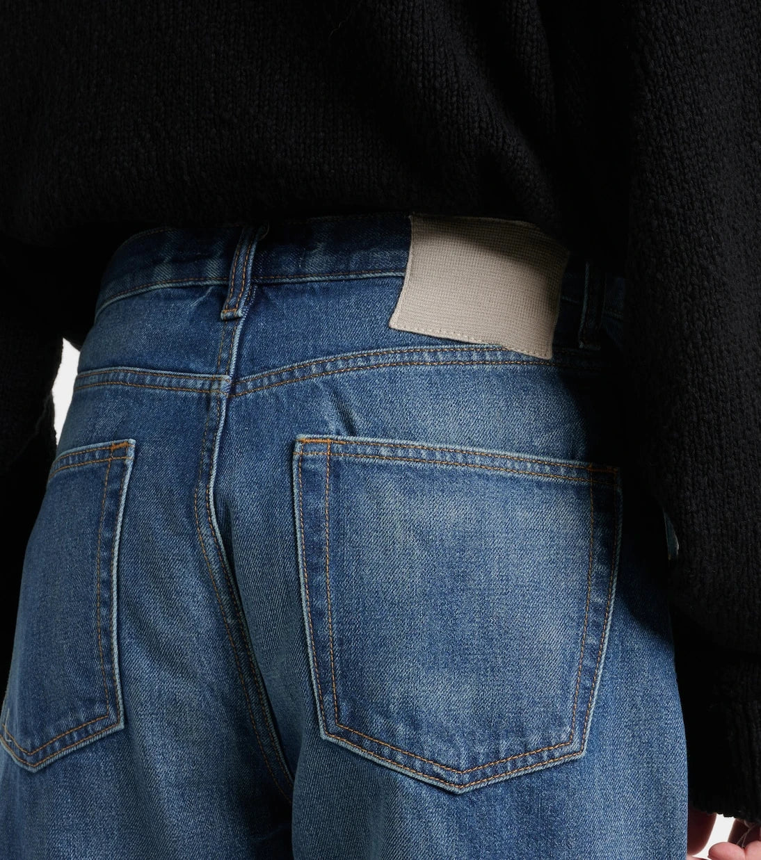 Aya Muse - Faded straight jeans