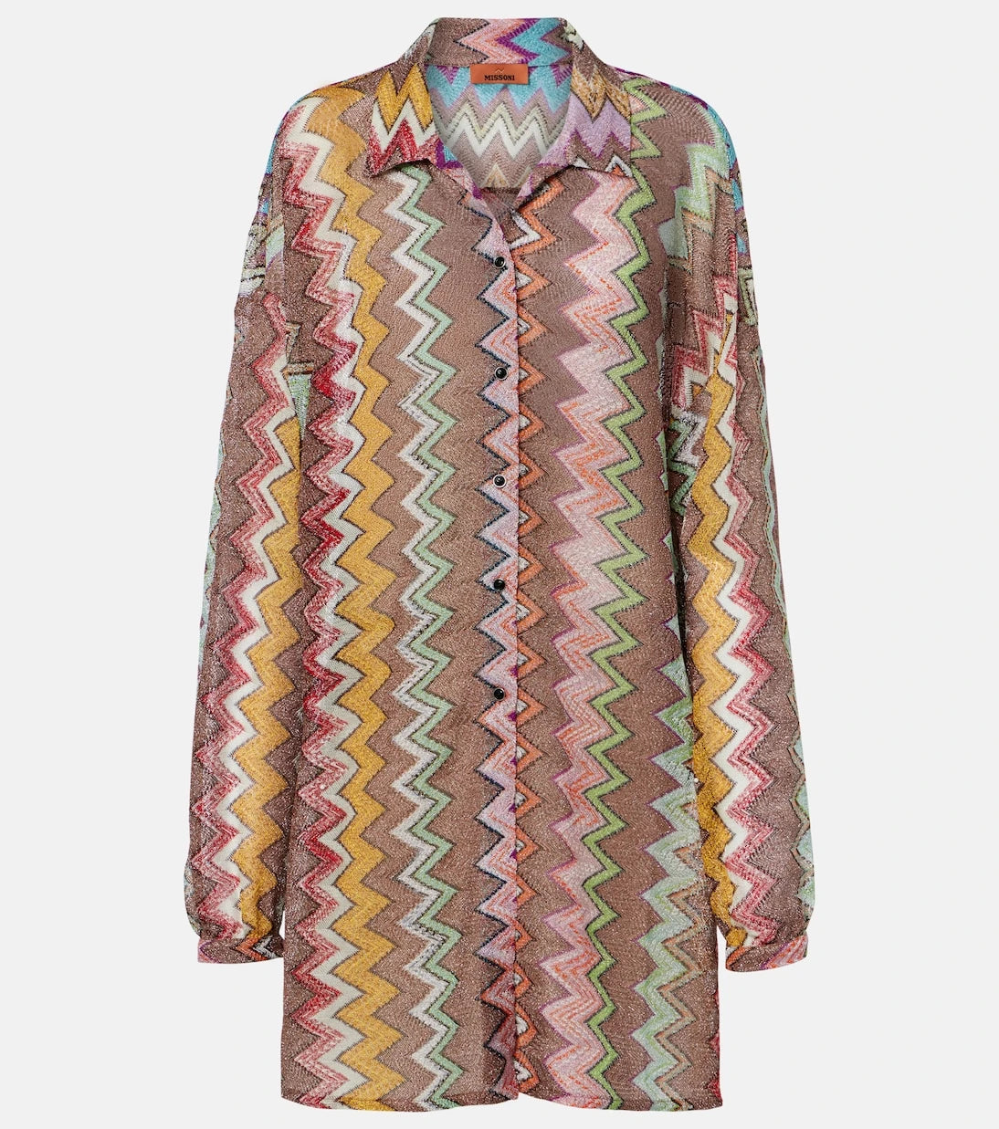 Missoni - Zigzag lamé shirt