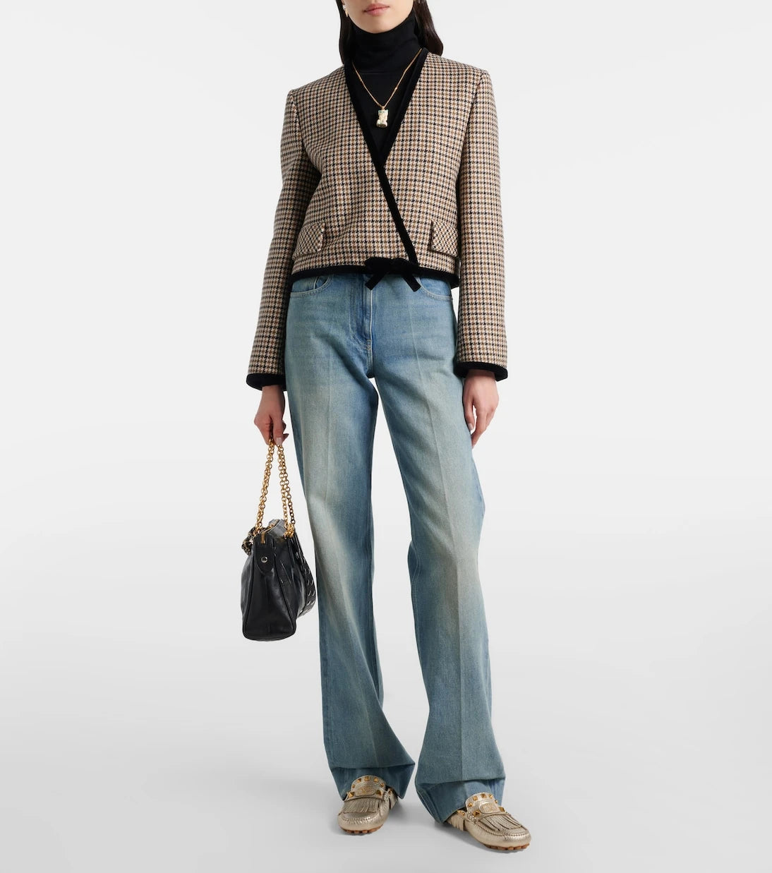 Valentino Garavani - Plaster Caster metallic leather loafers