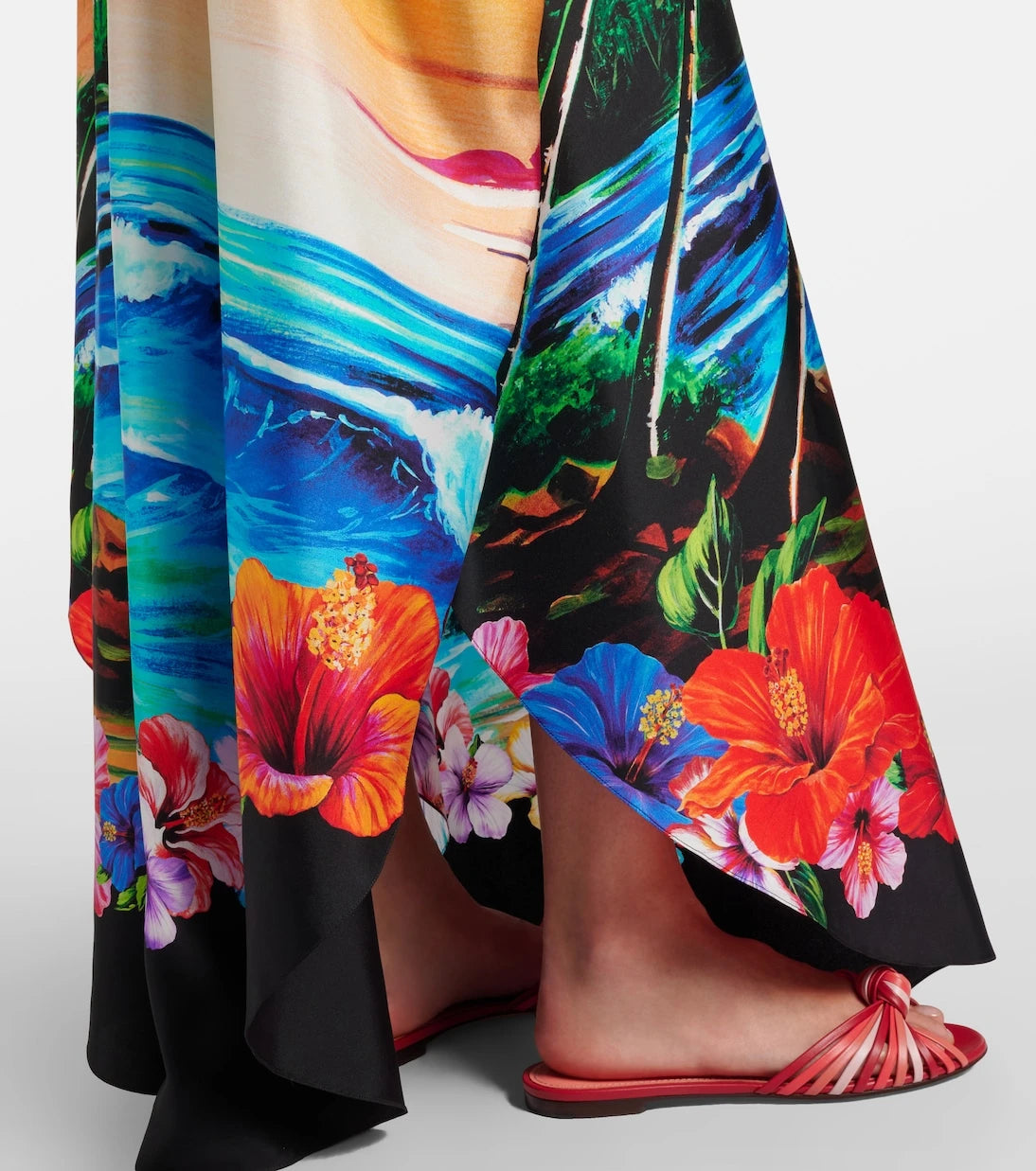 Dolce&Gabbana - Printed silk kaftan