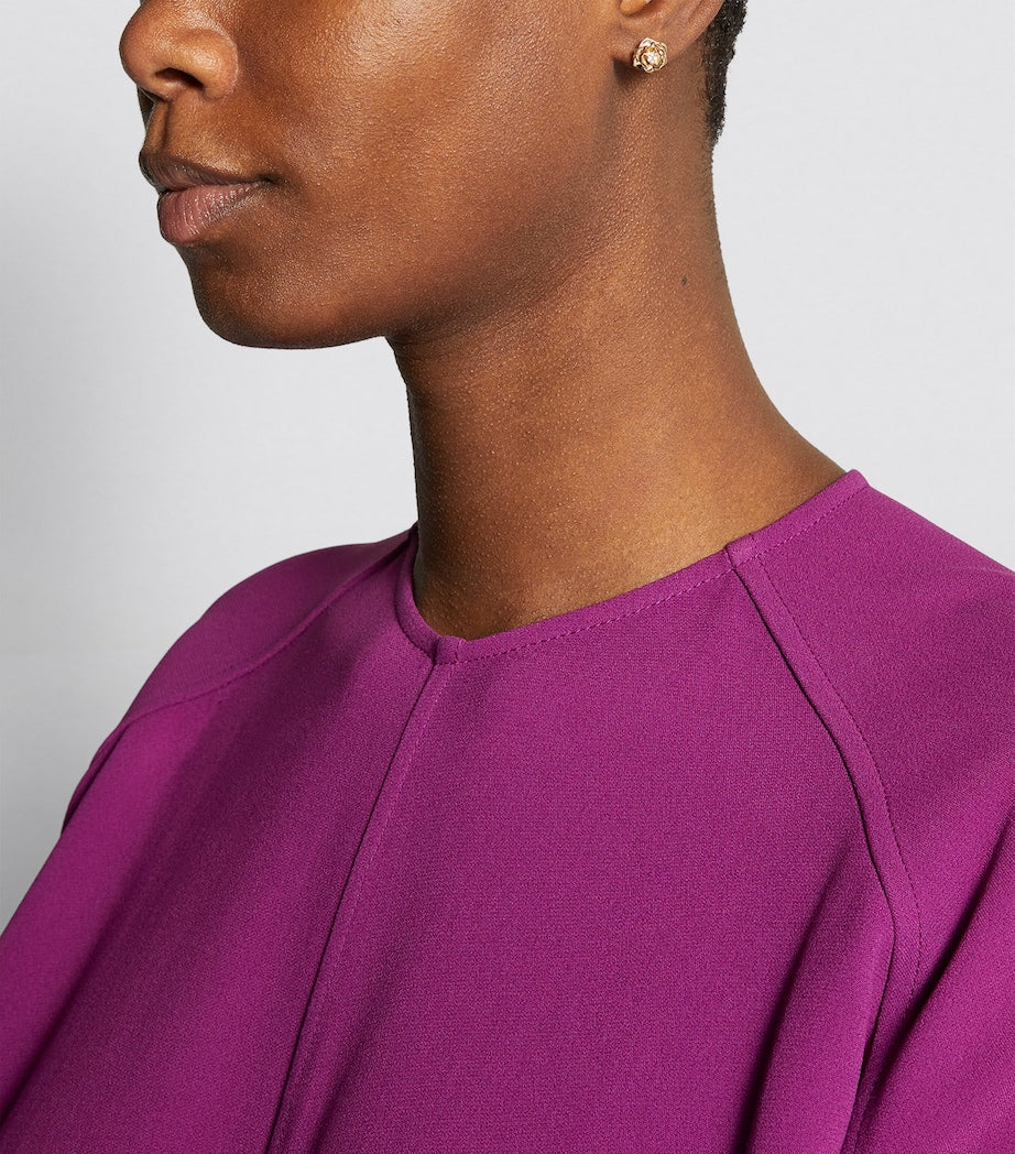 Piaget Rose Gold and Diamond Rose Earrings