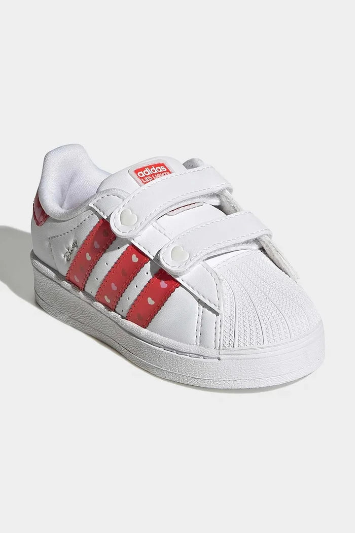 adidas Originals DISNEY SUPERSTAR LED LIGHTS çocuk süet spor ayakkabılar