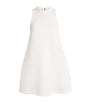 Max Mara White Mesh Jersey Mini Dress