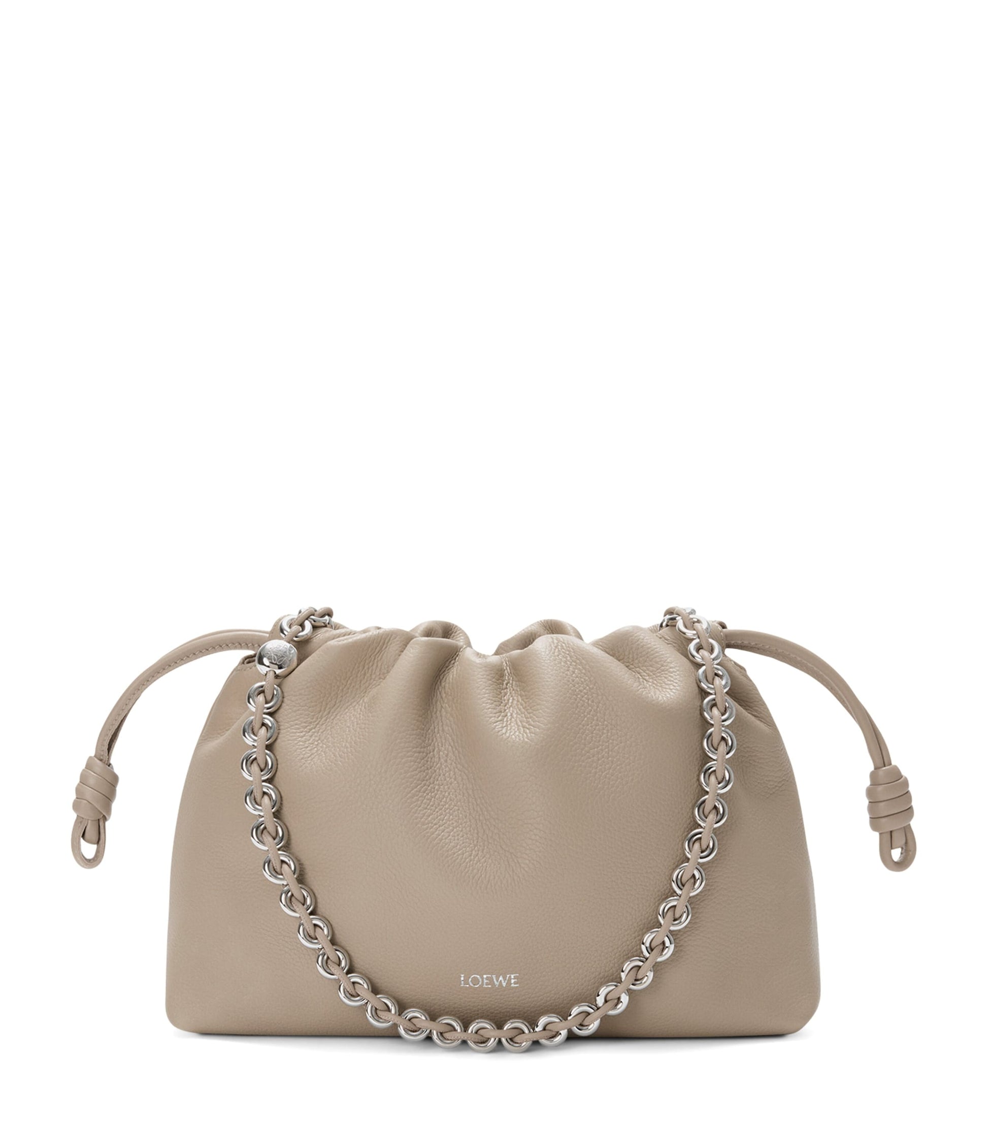 Medium Leather Flamenco Shoulder Bag