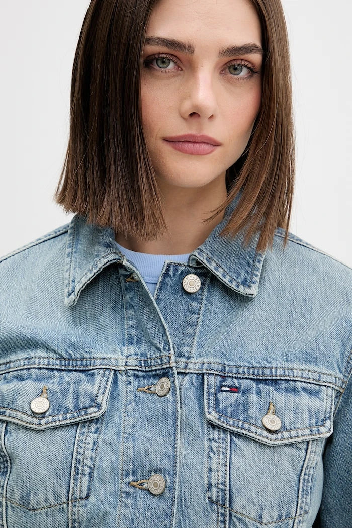 Tommy Jeans дънково яке дамско от деним