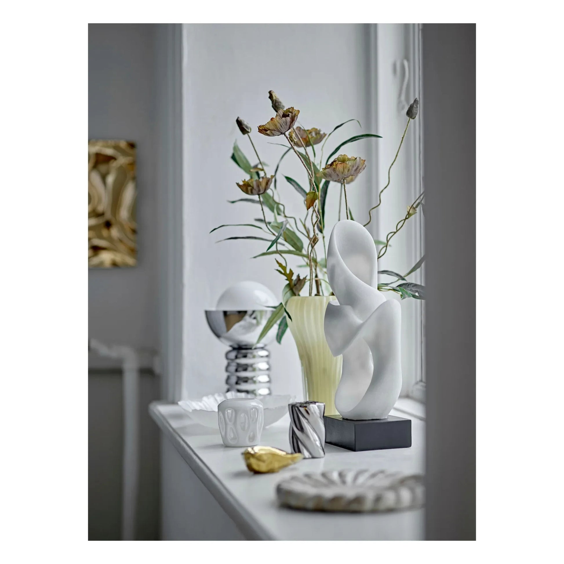 Bloomingville - Averie glass vase | Yellow