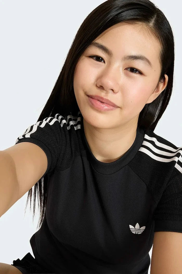 adidas Originals çocuklar için pamuk ve elastan tişört