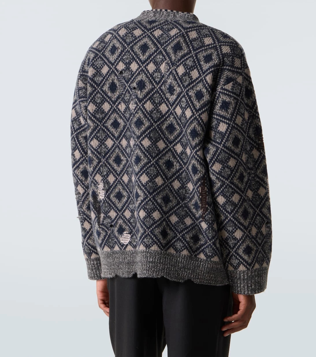 Wales Bonner - Sibling oversized wool cardigan