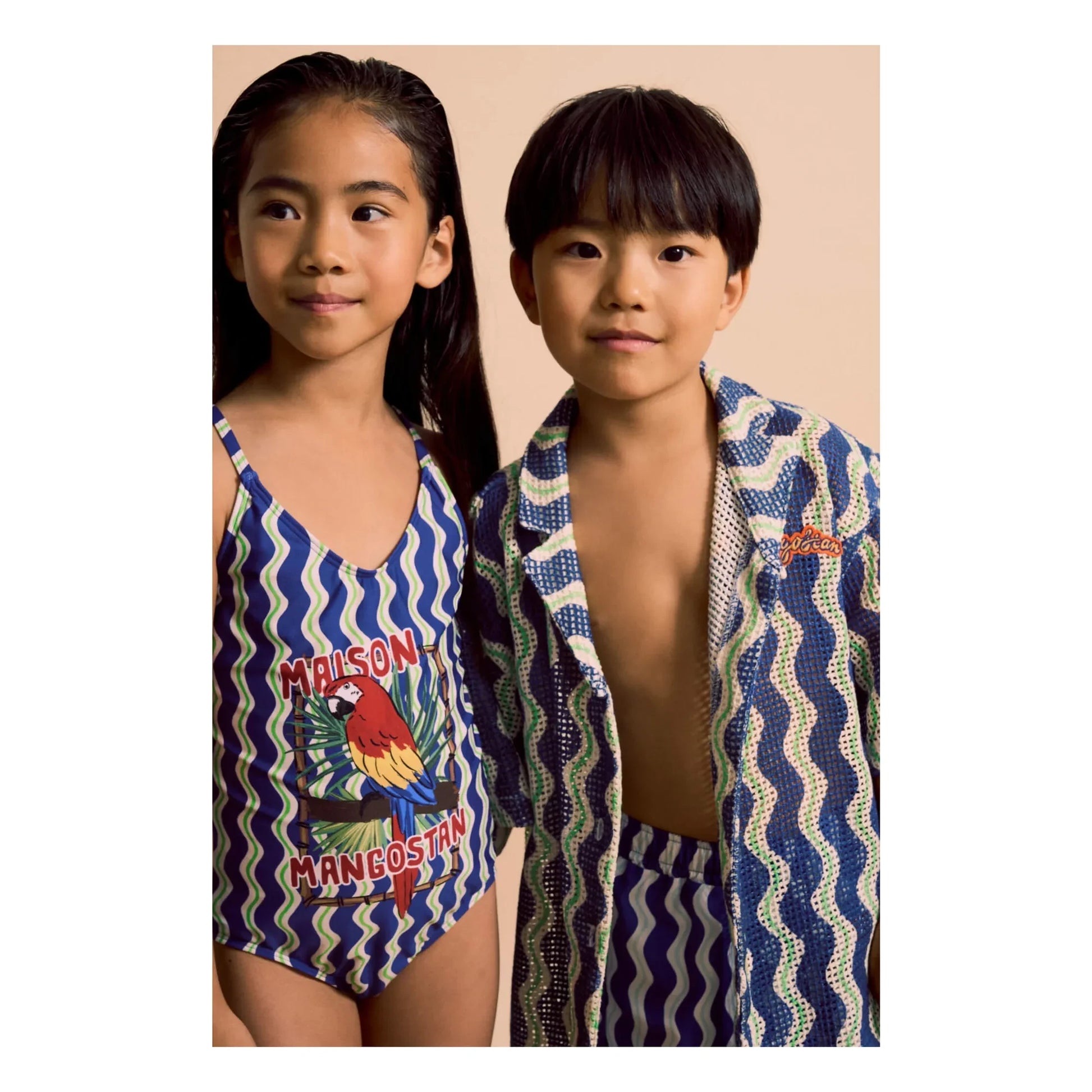 Maison Mangostan - Wave shirt | Blue