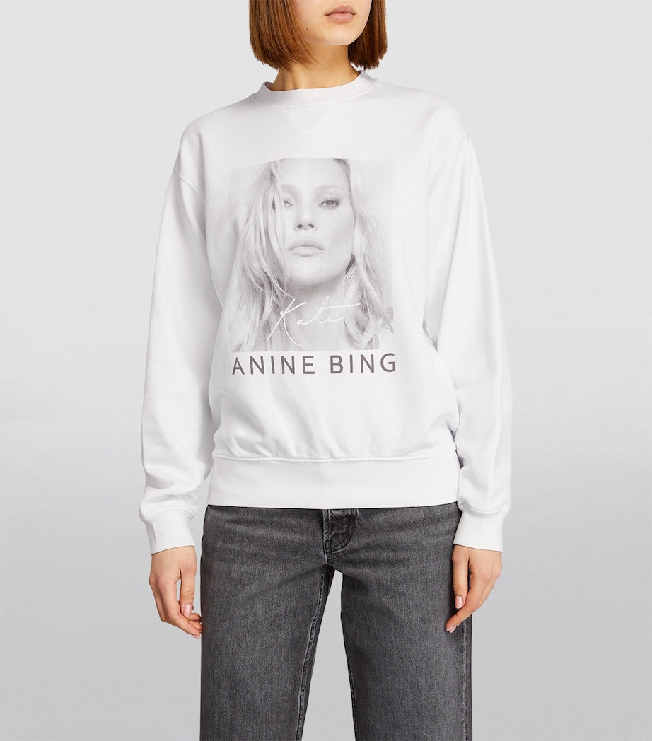 ANINE BING White x Kate Moss Ramona Sweatshirt