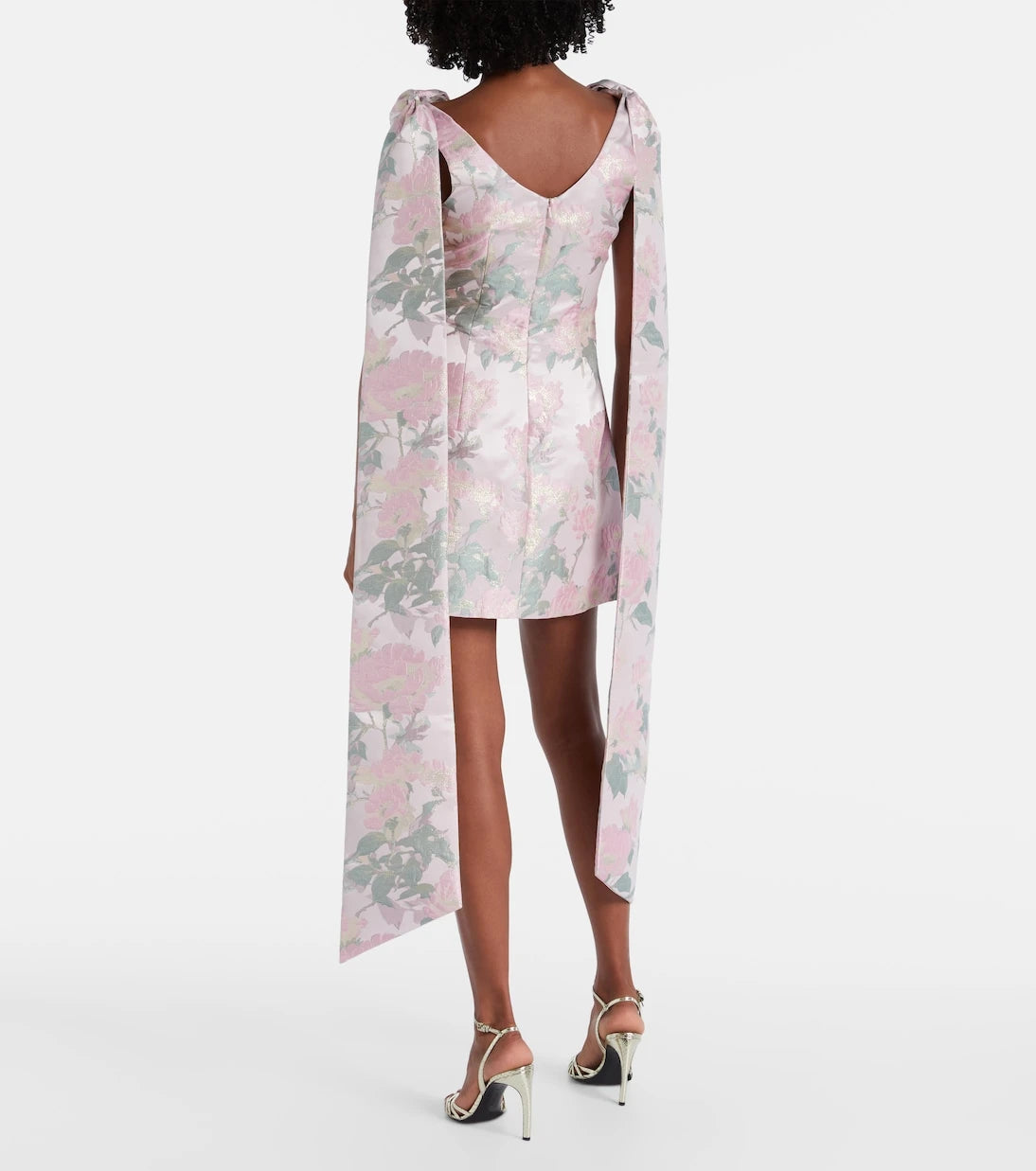 Markarian - Gita floral brocade minidress